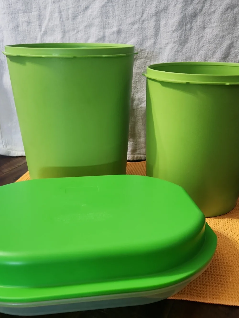 2 Tupperware containers 1 steamer